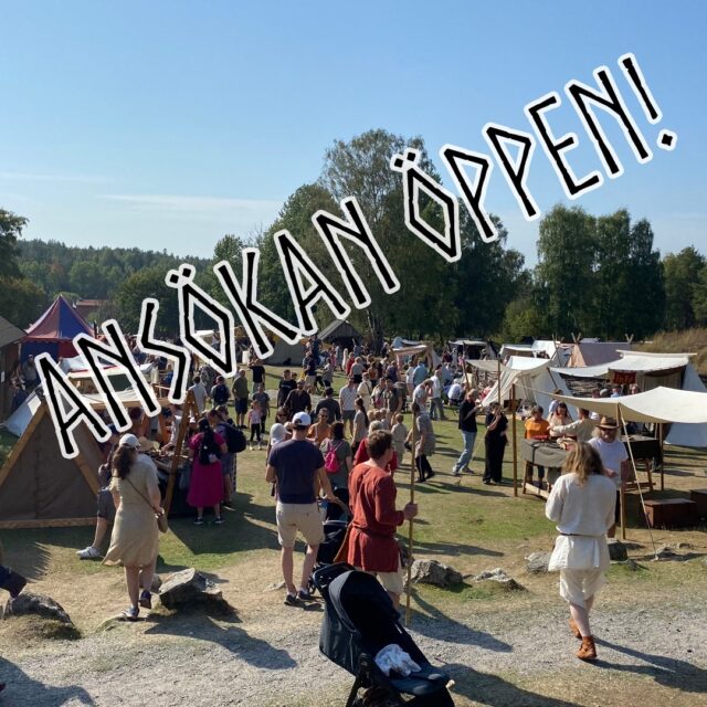 Nu är ansökan för säljare, hantverkare och boende öppen för årets marknad! Gå in och ansök! Vi vill ha din ansökan senast den 21 augusti.
Länk till ansökningsformuläret finns på vår hemsida och i kommentarsfältet.
----------------------------
The application for sellers, craftsmen, and residents is now open for this year's market! Go in and apply! We want your application by August 21st at the latest.
Link to the application form can be found on our website and in the comments section bellow.

#vikingamarknad #upplandsväsby #reenactment #vikingmarket